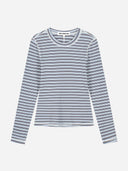 Blauw gestreepte longsleeve timmie