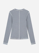 Blauw gestreepte longsleeve timmie