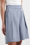 Lichtblauw pleated suit short blair