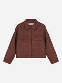 Bruine kittie tweed jacket