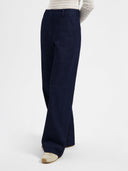 Donkerblauwe jeans lea