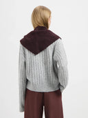 Donkerbruine sjaal hollie scarf