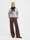 Donkerbruine sjaal hollie scarf