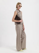 Geruite broek inez