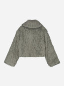 Grijze fake fur jacket nara