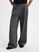 Grijze herringbone pantalon josie
