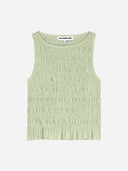Lichtgroene june smock top