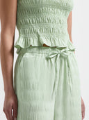 Lichtgroene june smock top