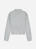 Licht grijze polo cardigan lillie