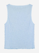 Lichtblauwe smock top june
