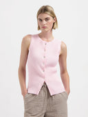 Lichtroze rib top erin