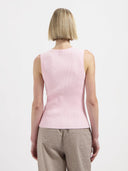 Lichtroze rib top erin