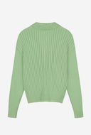 Groene trui mila polo neck