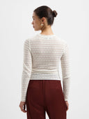 Longsleeve van mesh leslie