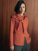 Donkeroranje blouse grace