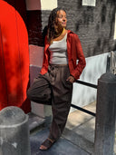 Bruine broek whoop