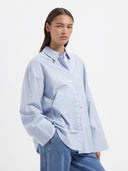 Gestreepte oversized blouse paige