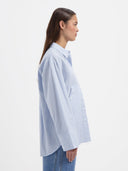 Gestreepte oversized blouse paige