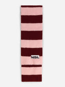 Roze gestreepte sjaal sennie