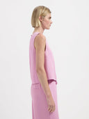 Roze mouwloze top mira