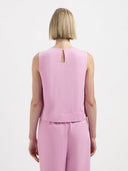 Roze mouwloze top mira
