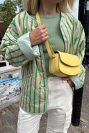Groen gestreepte tara jacket