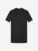 Zwarte jurk effie tweed dress