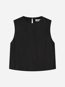Zwarte mouwloze top mira