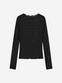 Longsleeve van mesh leslie
