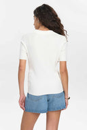 Nuayalet scallop ss pullover
