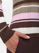 Gestreepte longsleeve nukitti pullover