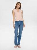 Roze gilet nudeidra