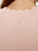Roze gilet nudeidra