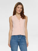 Roze gilet nudeidra