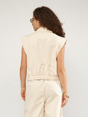 Beige gilet nusunna