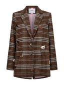 Geruite blazer honden nuezma
