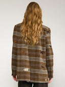 Geruite blazer honden nuezma