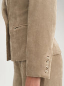 Beige rib blazer nucelise