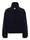 Blauw fleece jacket nureece