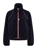 Blauw fleece jacket nureece
