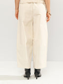 Beige barrel broek nusunna