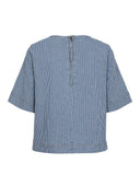 Blauwe blouse nuerina