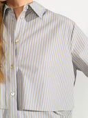 Oversized blouse met gelaagd detail numicja