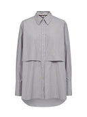 Oversized blouse met gelaagd detail numicja