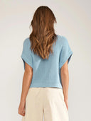Blauwe top nusanni