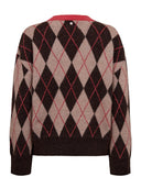 Bruin geruite pullover nutikla
