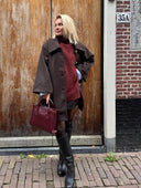 Donkerbruine coat nukimberly