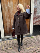 Donkerbruine coat nukimberly