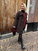 Donkerbruine coat nukimberly