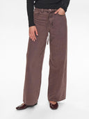 Bruine wide-leg jeans nubrooklyn